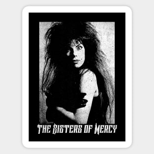 The Sisters of Mercy †† Cult 80s Aesthetic Design Sticker